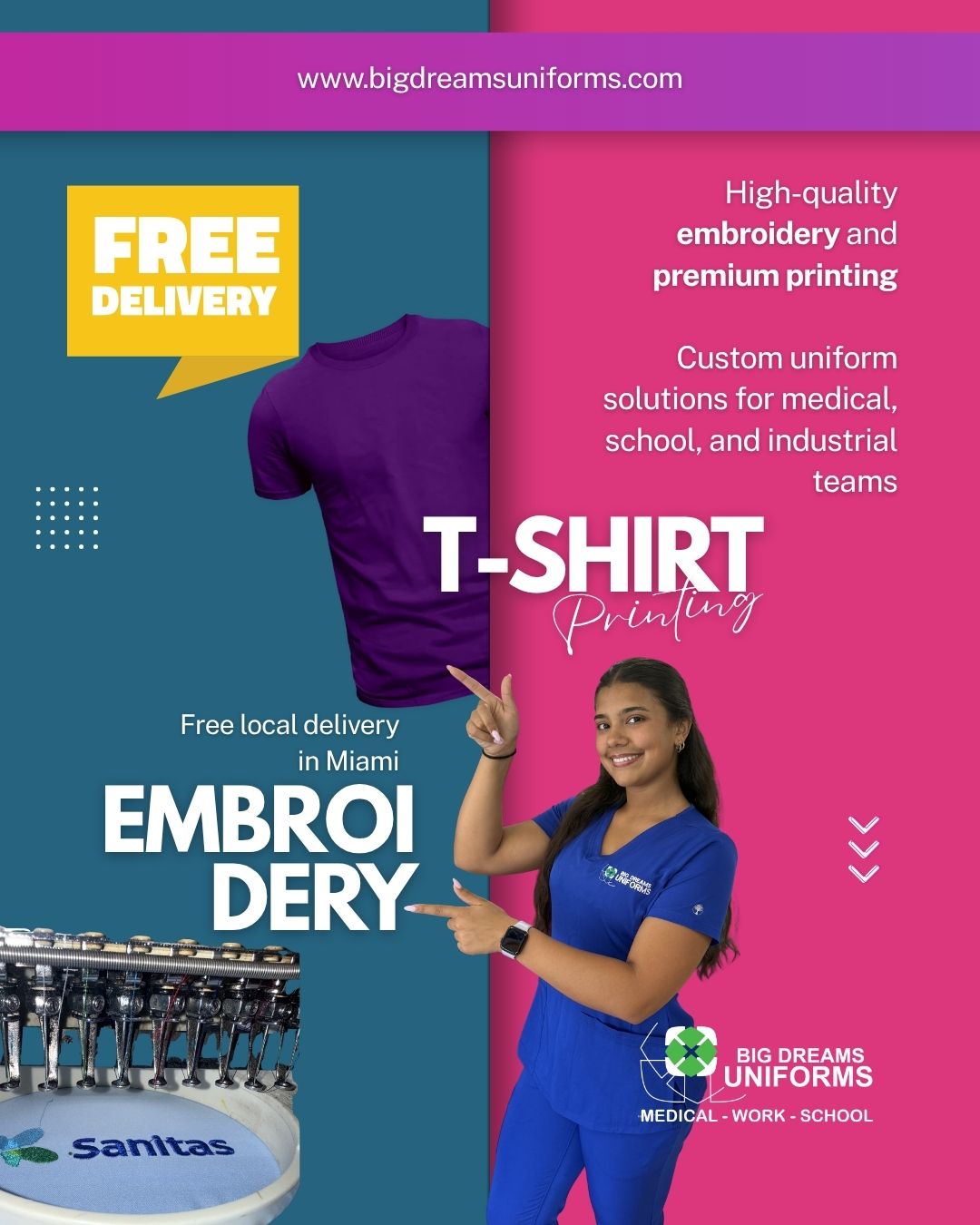 Big Dreams Uniforms Instagram