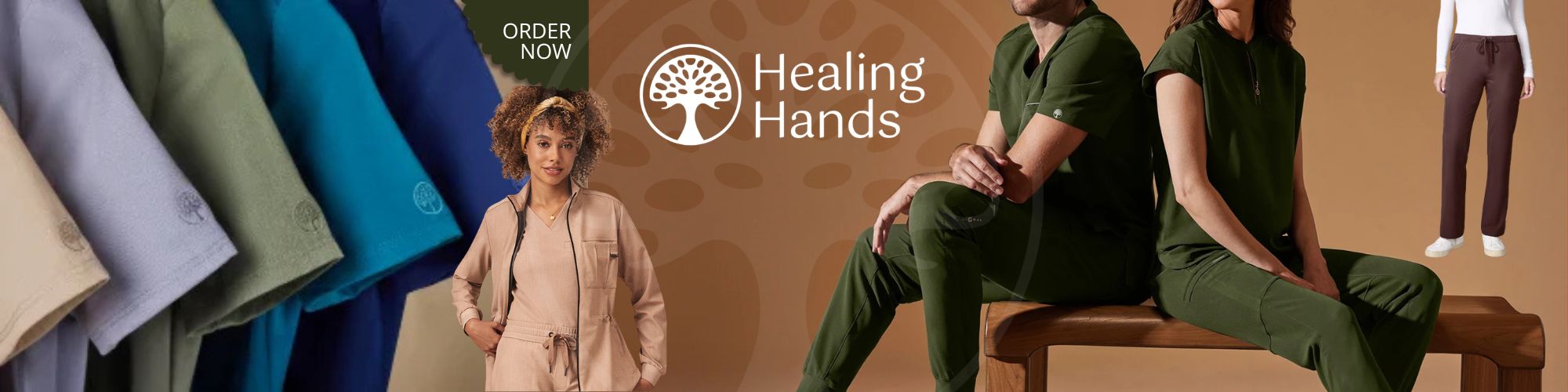 Healing Hands uniforms banner
