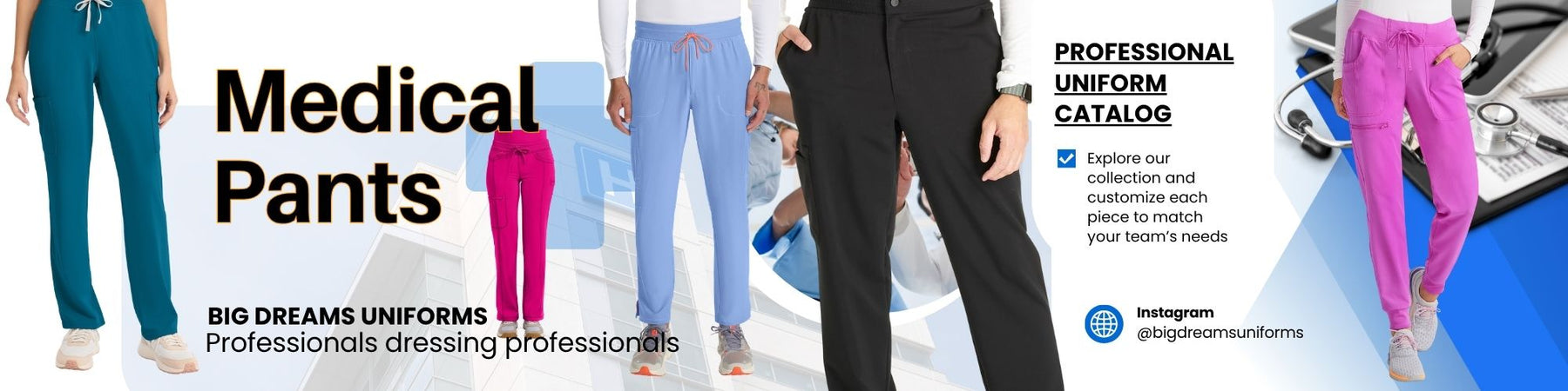 Men's Medical Pants | Big Dreams Uniforms